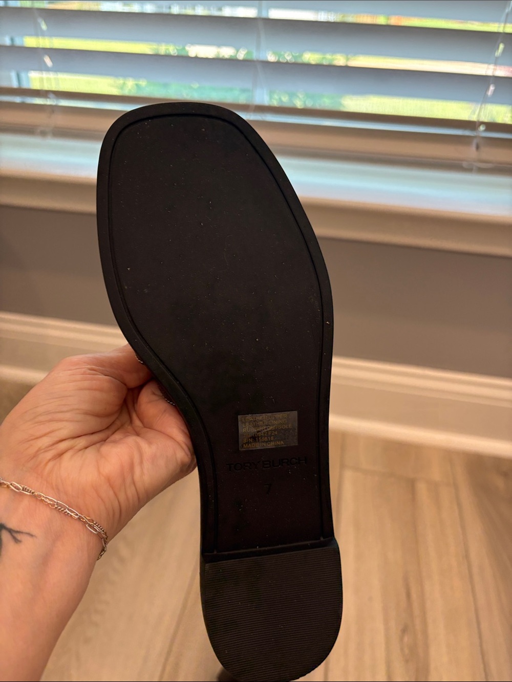 Tory Burch Black Triple-Strap Logo Slide Sandals - Picture 3 of 5